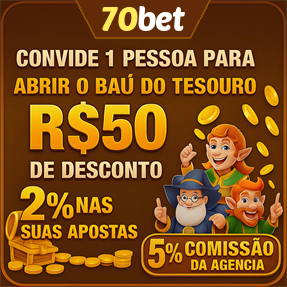 70bet Indique amigos para receber um bônus